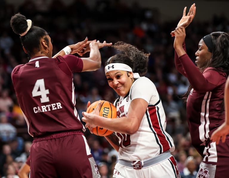 South Carolina WBB Wears Down Mississippi State 85-66 In SEC Home Opener