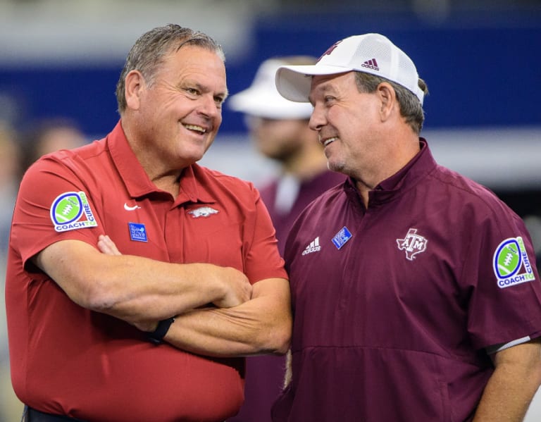 HawgBeat  –  What Texas A&M HC Jimbo Fisher said about Arkansas