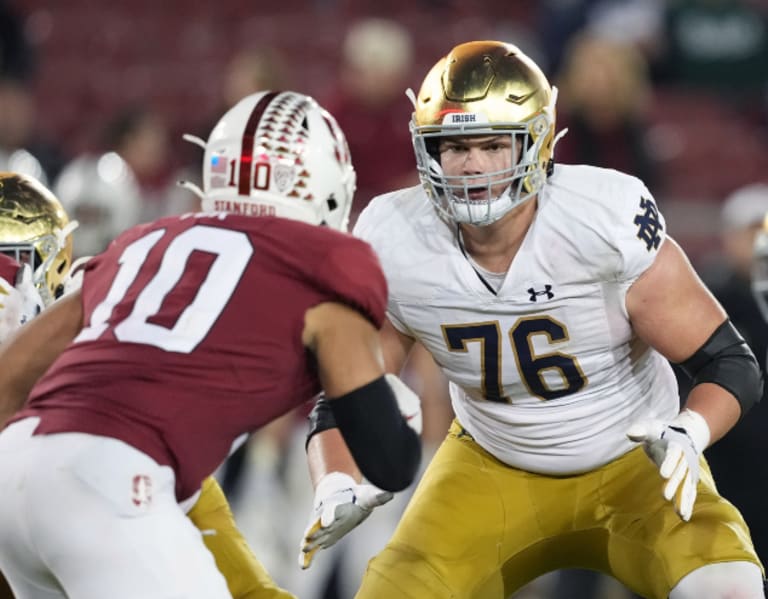 Notre Dame OL Joe Alt named to FWAA Freshman AllAmerica Team