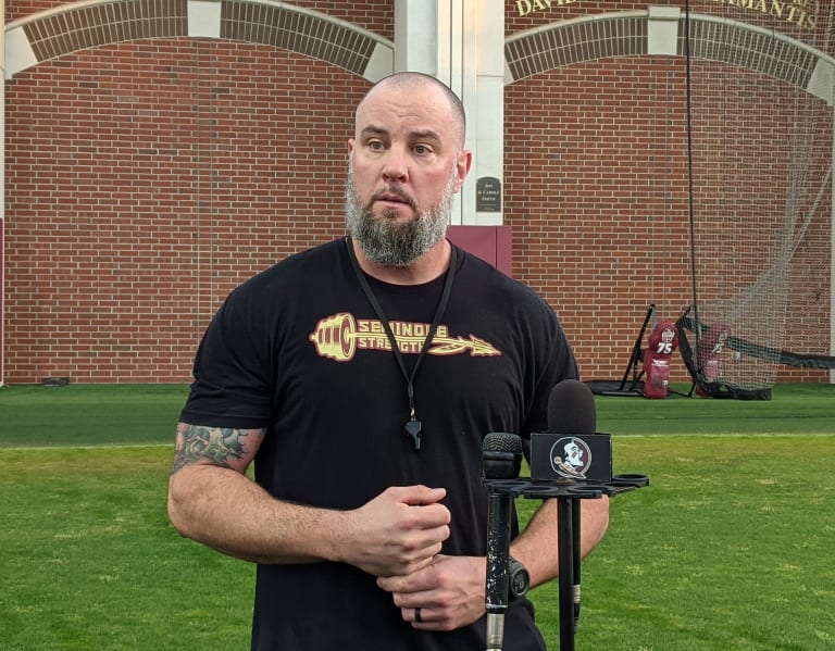 Florida State strength and conditioning coach Josh Storms talk about