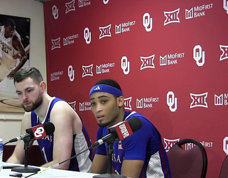 WATCH: Bill Self, Hunter Dickinson, And Dajuan Harris Talk OU Win And ...