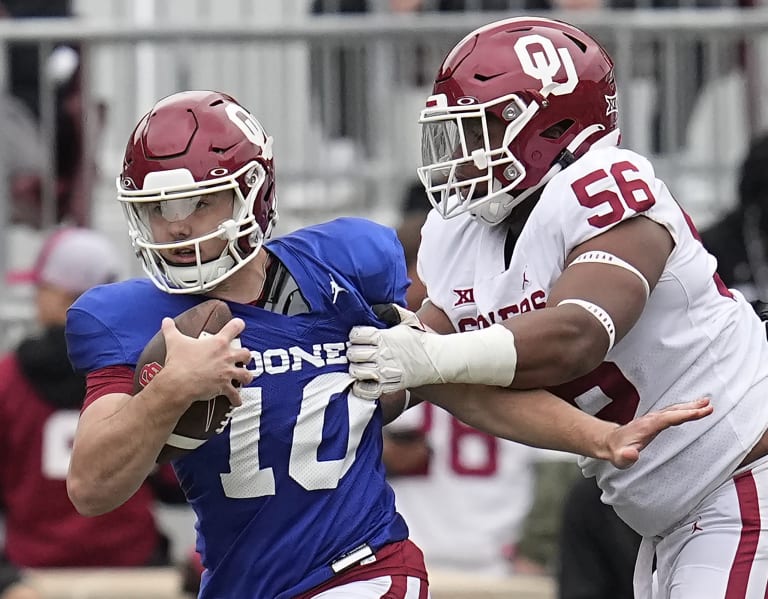 Jackson Arnold Had His First Appearance As An OU QB In Front Of A Crowd ...