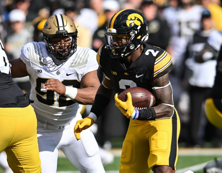 Iowa Hawkeyes' Rushing Attack Improves In Win Over Purdue; Eye Tough ...