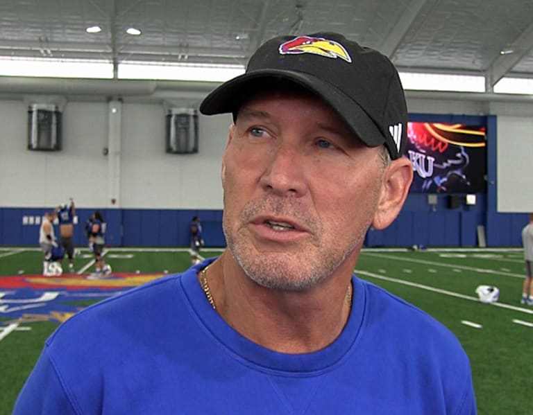 Watch: Lance Leipold after April 2nd practice - JayhawkSlant: Kansas ...