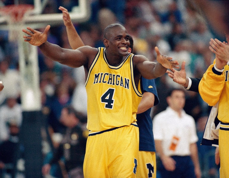 Former Detroit Pistons center Ben Wallace, Michigan Wolverine