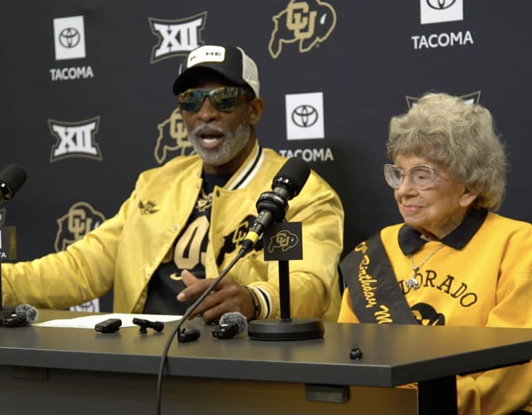 WATCH: Miss Peggy Joins The Tuesday Pressers With Deion Sanders And ...