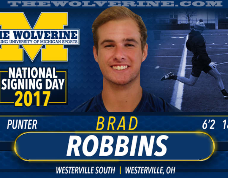 Michigan Football Signee Bio: P Brad Robbins - Maize&BlueReview