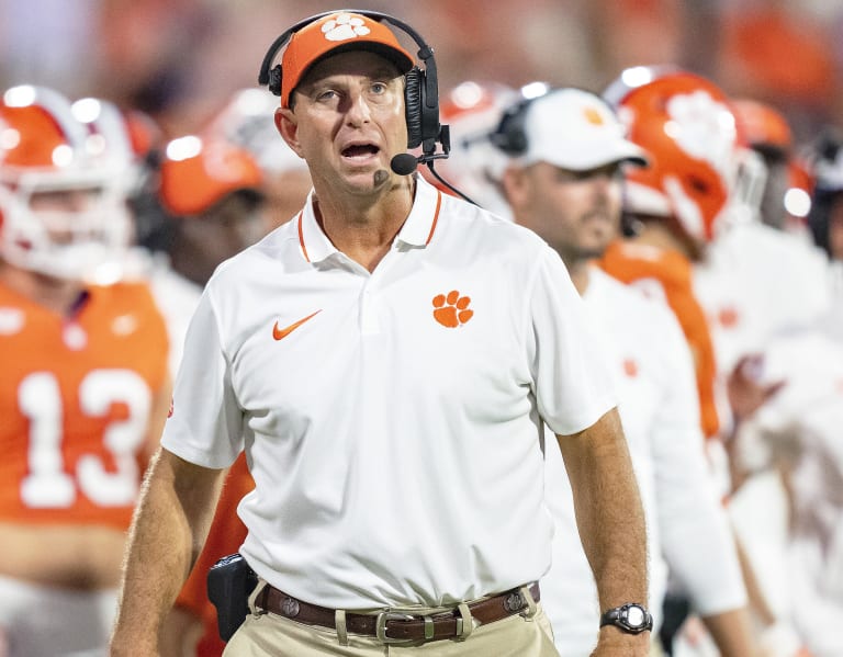 Clemson Coach Dabo Swinney Analyzes Team's Performance in Win, Injury ...