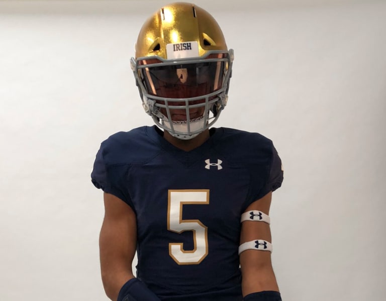Lucky Charms Notre Dame Fighting Irish Football Pushing For Big Time 2022 Defensive Back