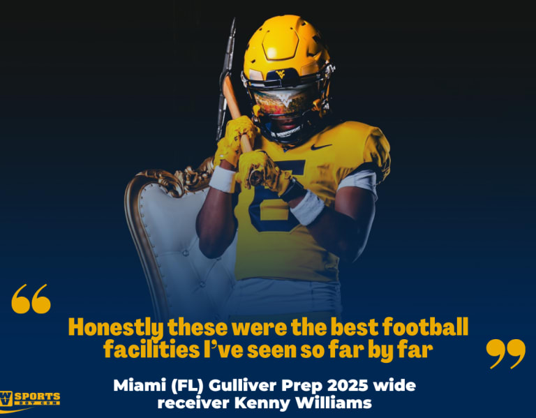 2025 WR Williams enjoys West Virginia stop BVM Sports