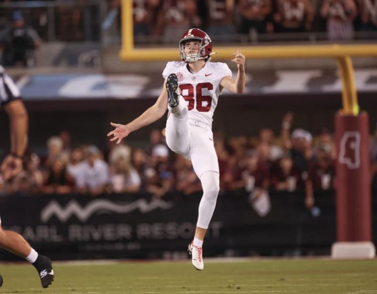 Alabama Crimson Tide Punter James Burnip Shines with Averaging 48.91