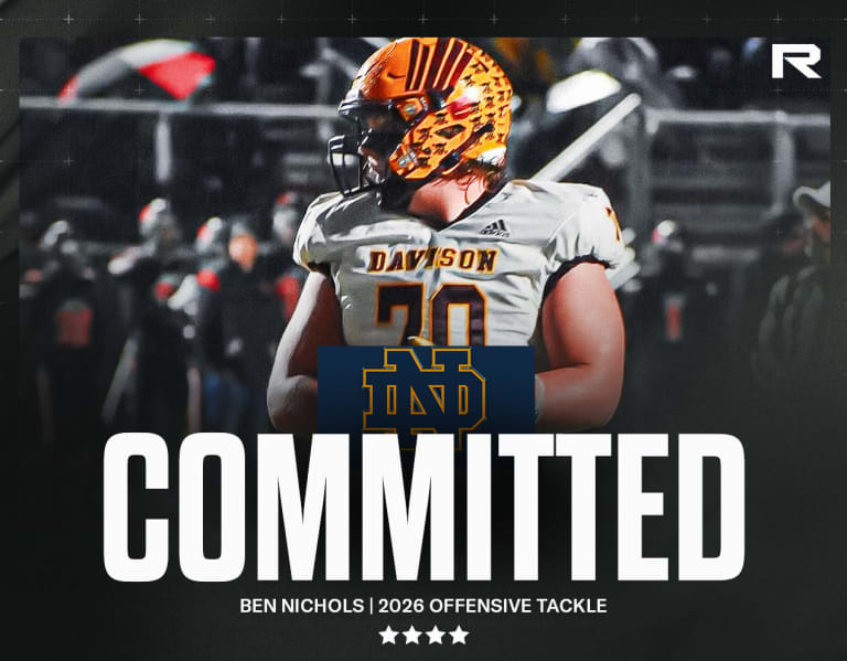 Four-star OL Ben Nichols commits to Notre Dame football