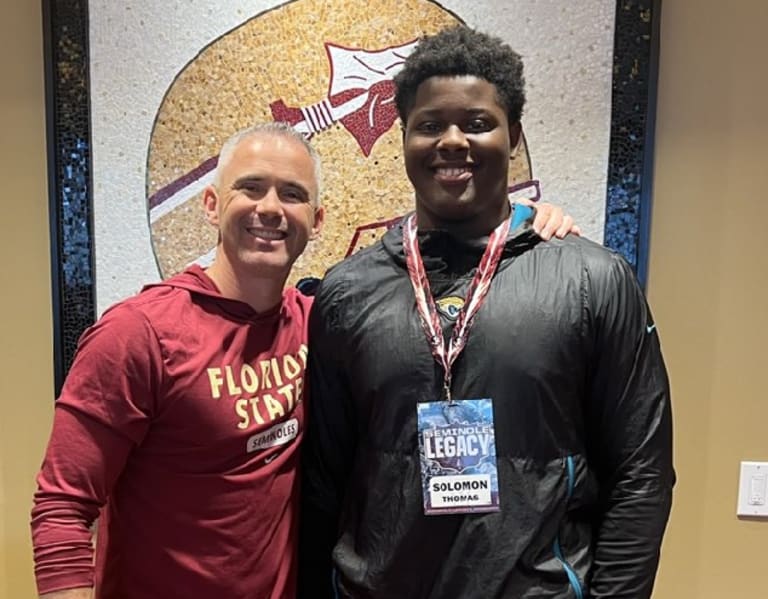 FSU's 2025 OL commits, including Solomon Thomas, react to Atkins