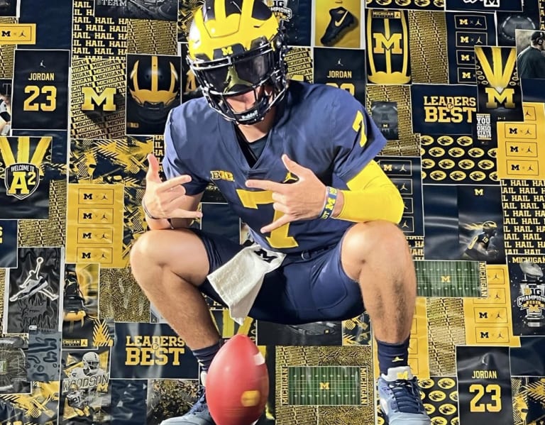 First Time Visit To Michigan Results In Offer For Qb Cutter Boley Maize Bluereview