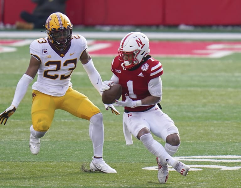 Nebraska wide receiver Wan'Dale Robinson has entered his name in the