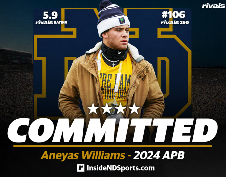 Notre Dame lands No. 1 2024 APB Aneyas Williams