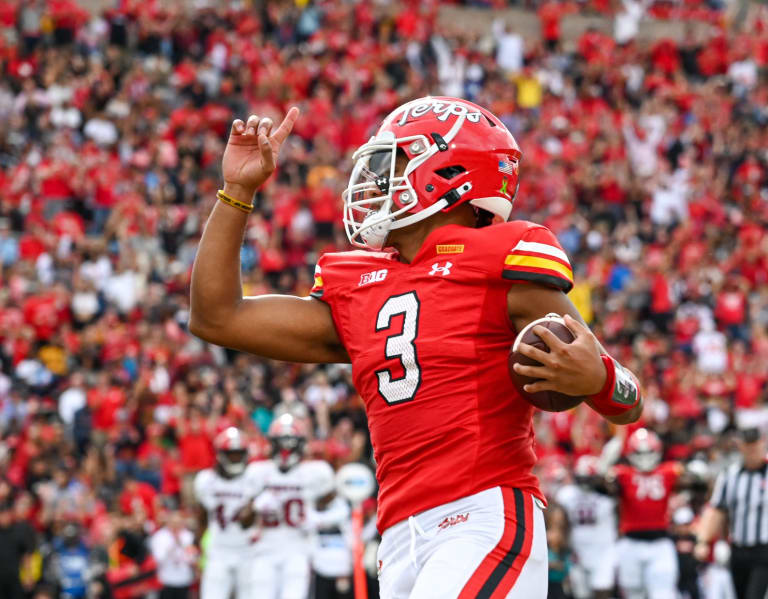 Taulia Tagovailoa throws 50th career touchdown pass as Maryland football  steamrolls Rutgers, 37-0, for 7th win