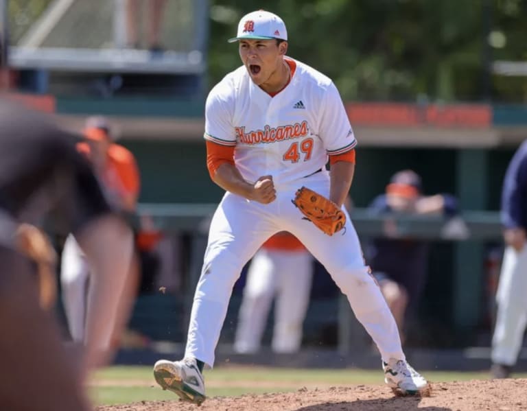 Miami Hurricanes lefty Carson Palmquist moved from closer to