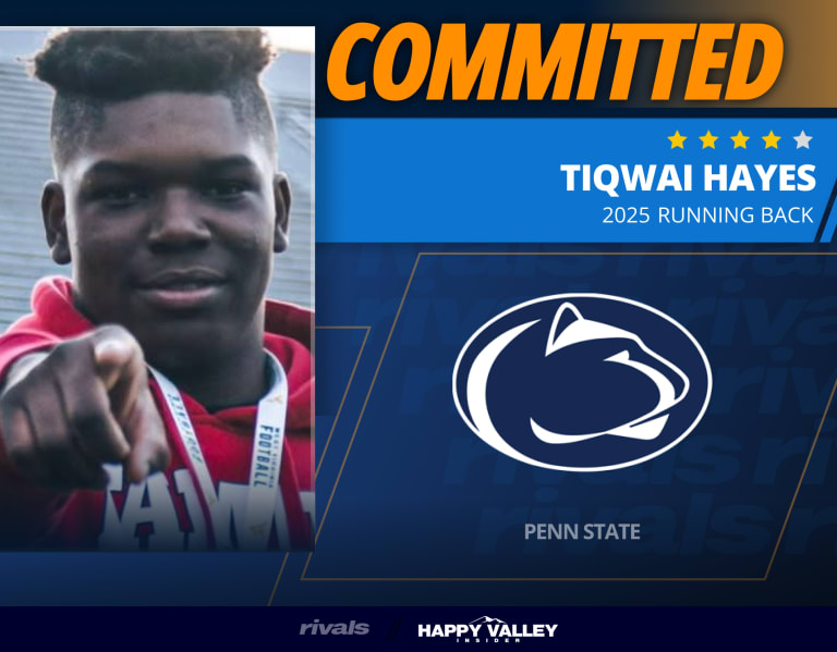 Penn State lands commitment from 2025 Rivals250 RB Tiqwai Hayes BVM