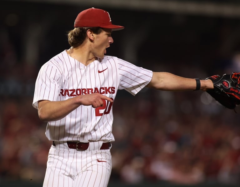 Arkansas Pitcher Gabe Gaeckle Earns Dual Freshman All-America ...