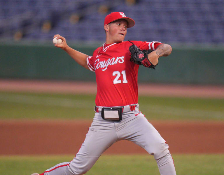 Houston Cougars Baseball Jersey - Red