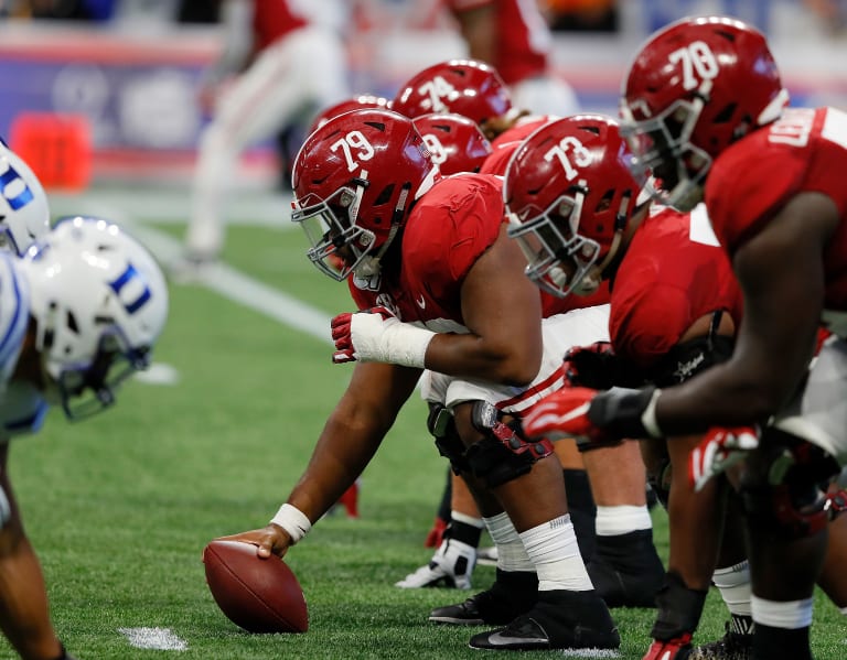 Alabama offensive line-Crimson Tide offensive line-Alex Leatherwood-Jedrick  Wills Jr.-Evan Neal-Landon Dickerson-Matt Womack-Chris Owens-Emil Ekiyor  Jr. - Sports Illustrated Alabama Crimson Tide News, Analysis and More