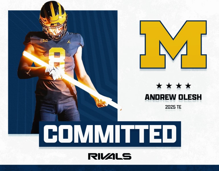 2025 fourstar TE Andrew Olesh commits to Michigan Maize&BlueReview