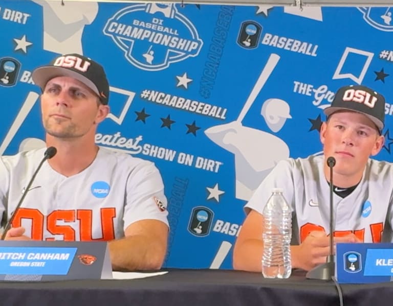 WATCH: Oregon State Baseball Talks Super Regional G2 Loss To Florida State