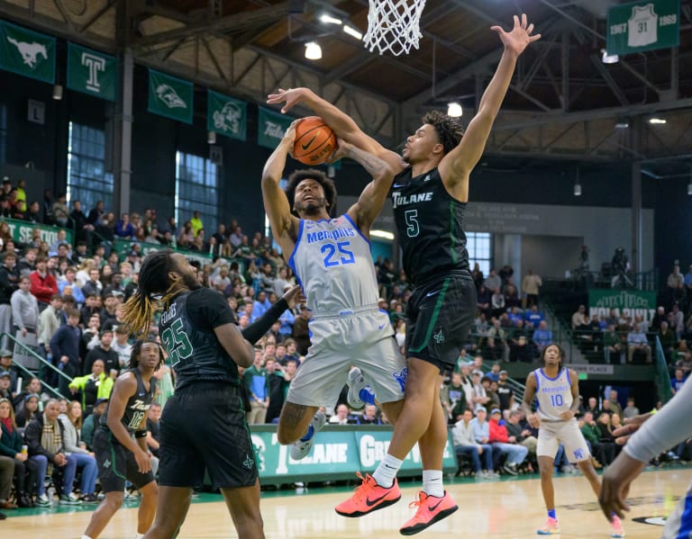 Tulane Upsets Memphis With A Score Of 81-79, David Jones' Impressive ...