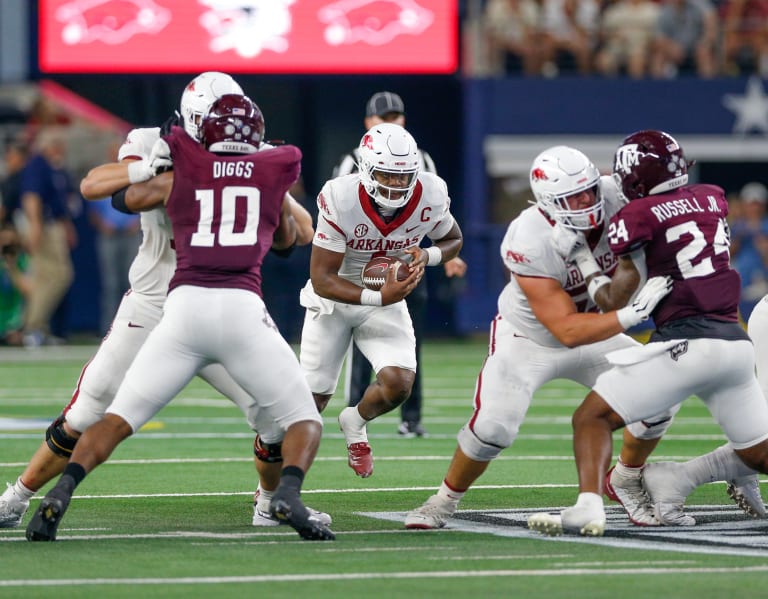 Arkansas-Texas A&M star power, stat comparison, PFF breakdown - HawgBeat