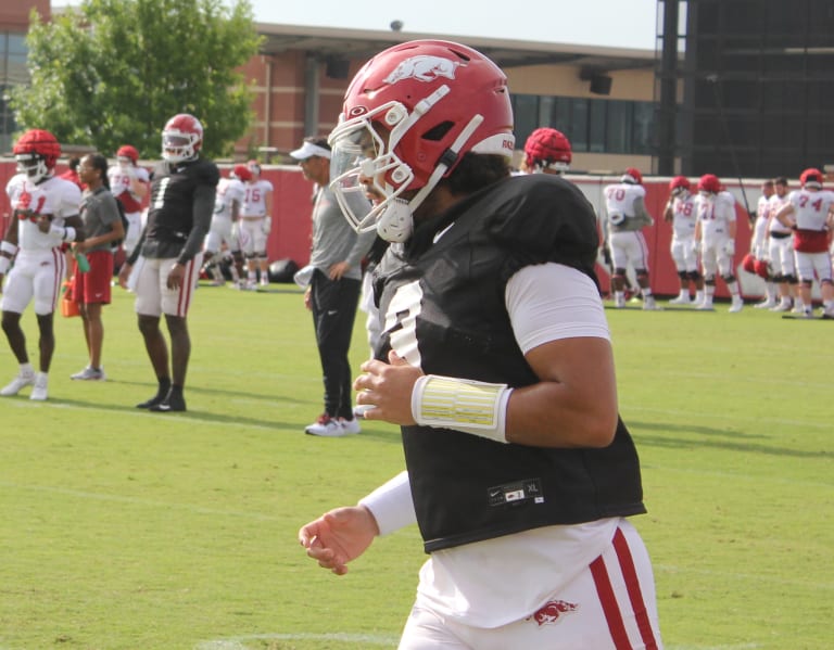 HawgBeat  –  Gallery: 6th day of Arkansas football fall camp