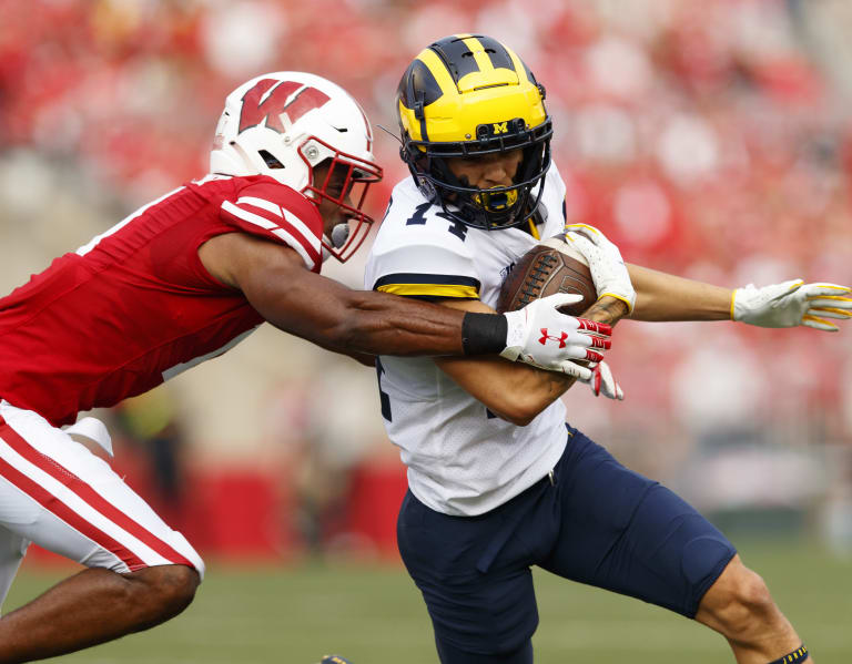 Michigan wide receiver Roman Wilson makes bold jersey number switch for