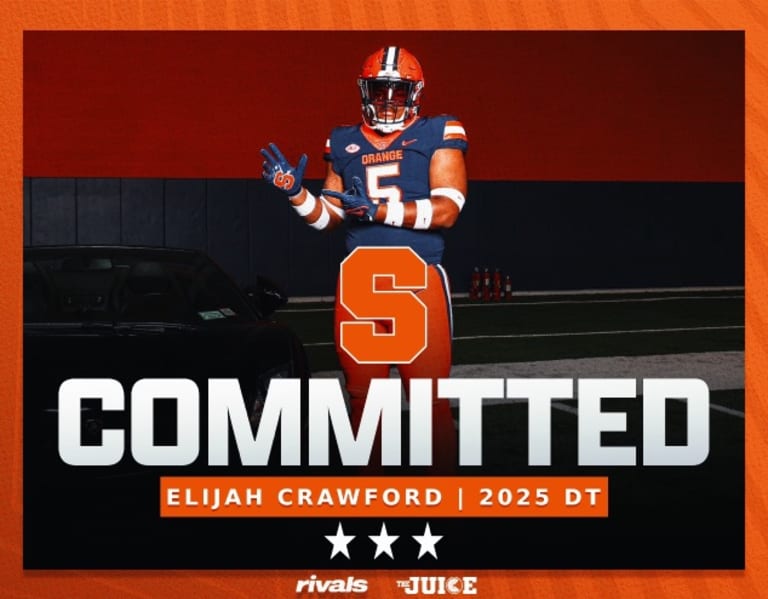 2025 DL Elijah Crawford commits to Syracuse The Juice Online