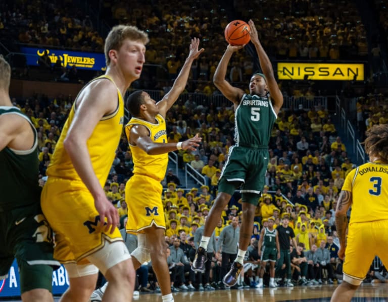 Michigan State downs Michigan 75-62, takes narrow lead in Big Ten standings