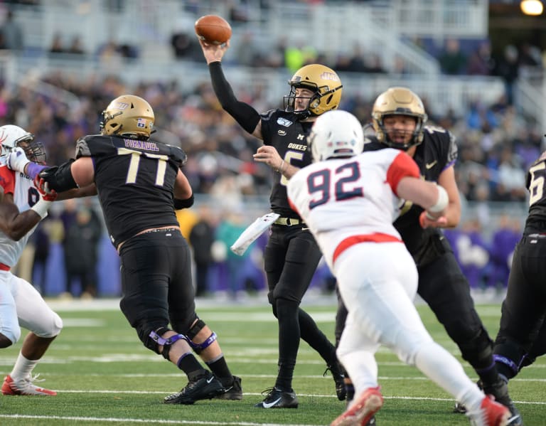 In-Game Adjustment Key For Dukes O-Line - DukesofJMU