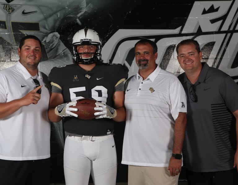 UCF lineman Cole Schneider suits up for the Knights a final time