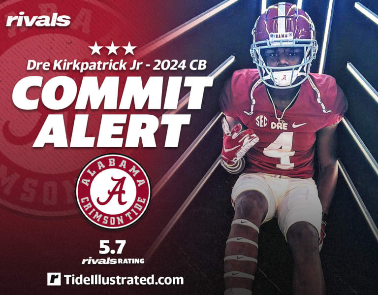 Alabama lands legacy commit Dre Kirkpatrick Jr BVM Sports