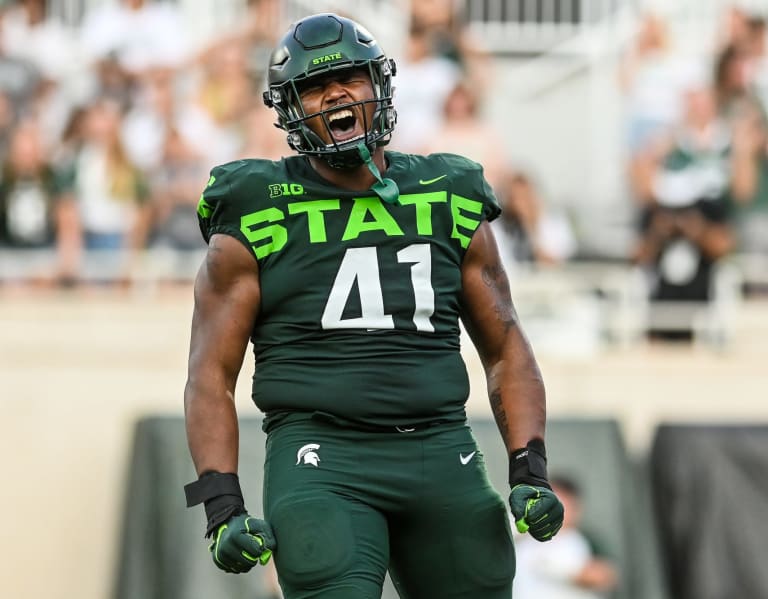 DT Derrick Harmon withdraws from transfer portal, returns to Michigan State  - Spartans Illustrated