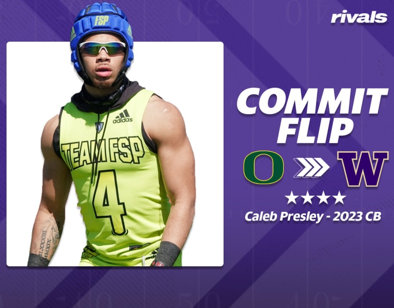 Woof: Washington Flips Local 4-Star Cornerback Caleb Presley - UW