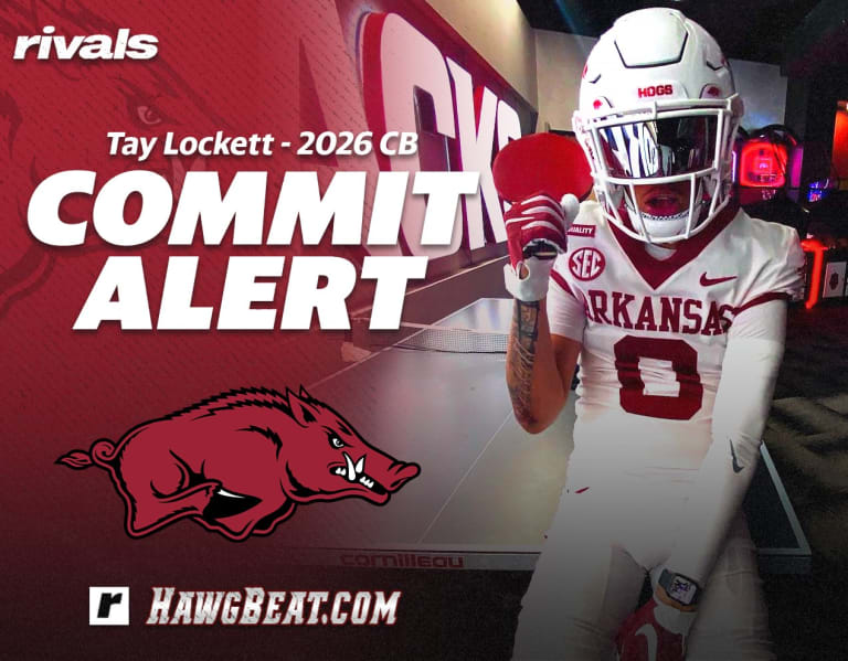 Arkansas Razorbacks gain commitment from 2026 DB Tay Lockett