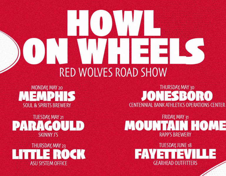 2024 Howl on Wheels Red Wolves Road Show: Dates, Locations, and Coaches Revealed