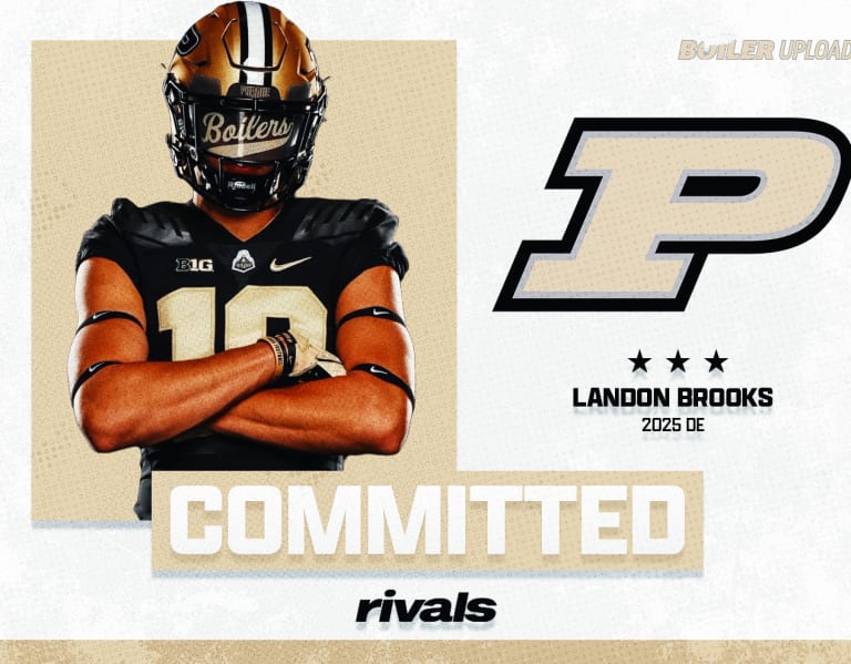 BREAKING Purdue lands 2025 threestar defensive end Landon Brooks