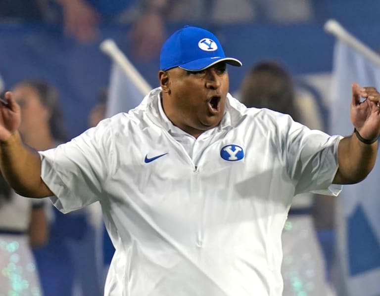 BYU Head Coach Sitake Eager to Start Strong Against Kansas in First Big