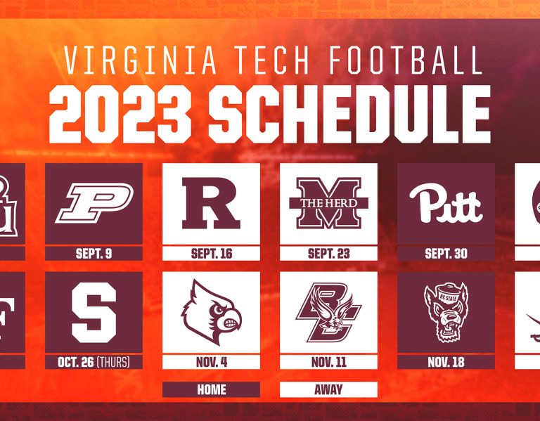 2023 Virginia Tech Hokies Football Schedule