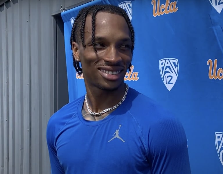 WATCH UCLA QB Dorian ThompsonRobinson talks after Monday's practice