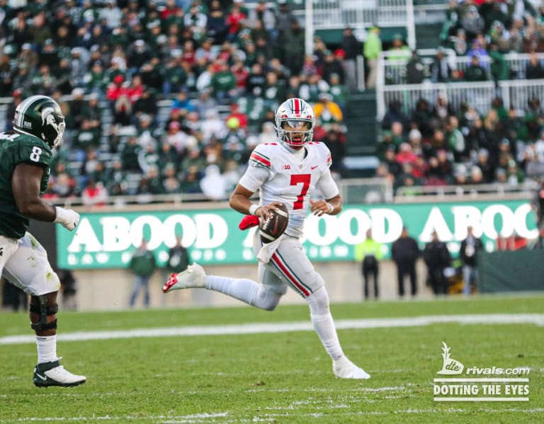 Ohio State Routs Michigan State on the Road in 49-20 Win