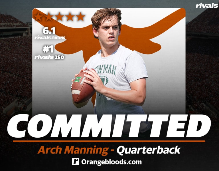 WATCH: Texas Five-Star Plus+ QB commit Arch Manning tosses fourth-and-long  touchdown in 54-52 win - On3