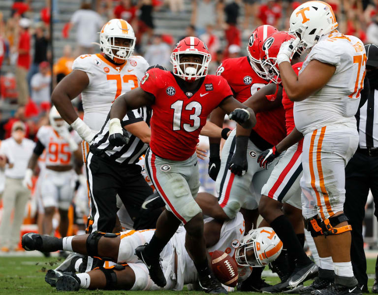 Georgia Linebackers Carry Load Against Tennessee - UGASports