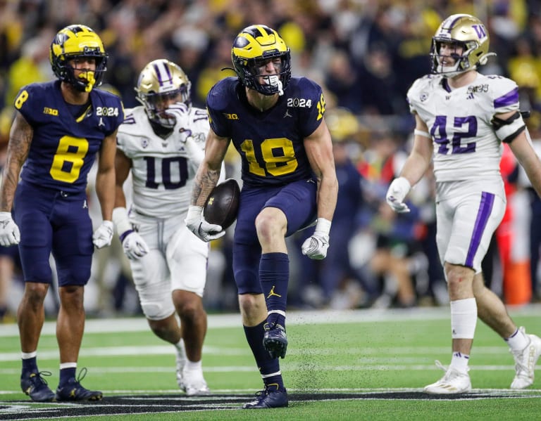 Colston Loveland named top returning TE in CFB according to PFF - Maize&BlueReview