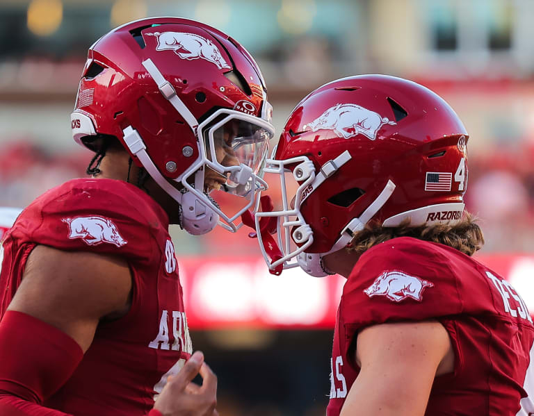 Arkansas' official depth chart for Missouri game